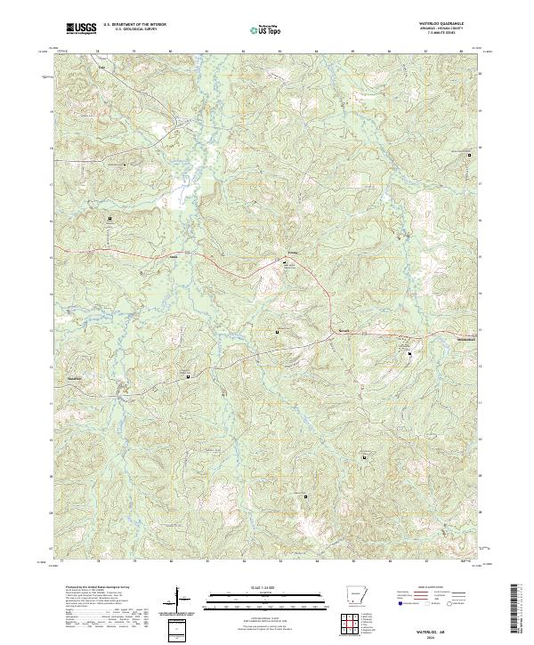 Waterloo topographic map thumbnail