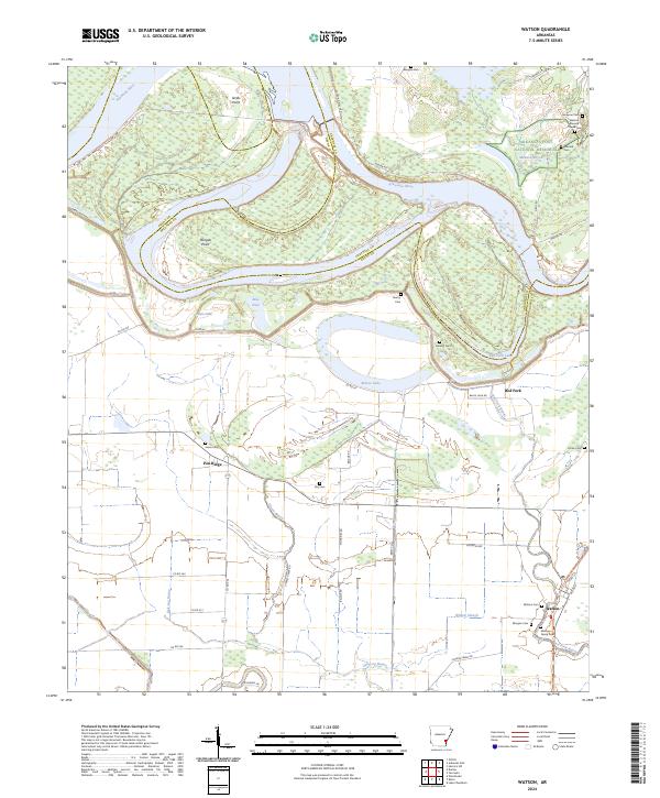 Watson topographic map thumbnail