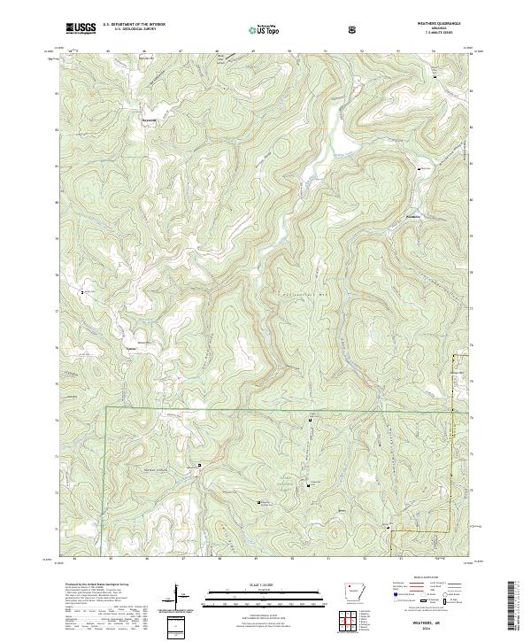 Weathers topographic map thumbnail