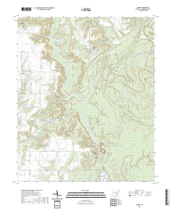 Weber topographic map thumbnail