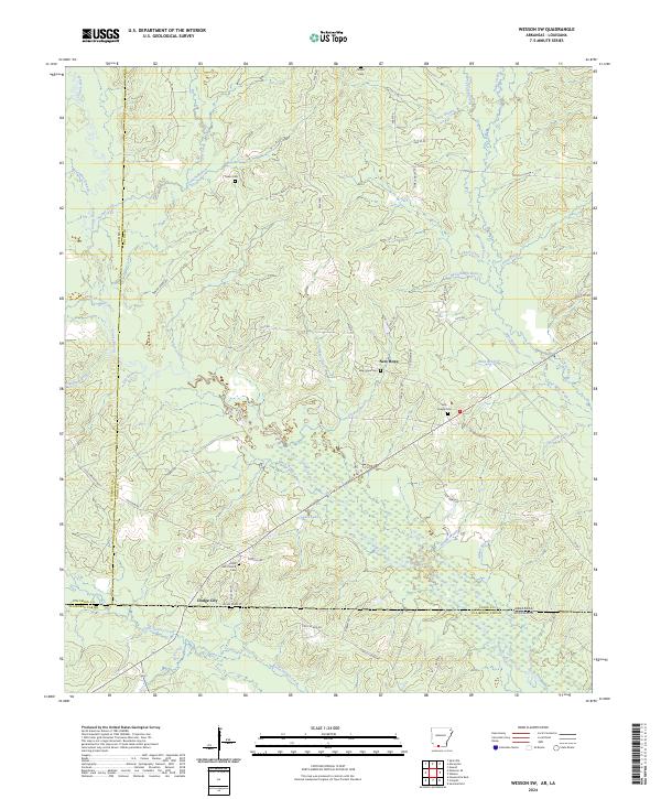 Wesson SW topographic map thumbnail