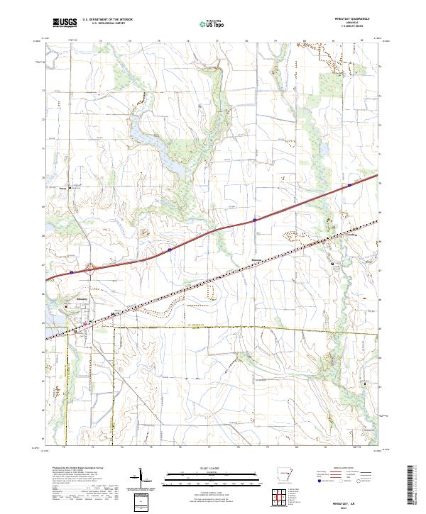 Wheatley topographic map thumbnail