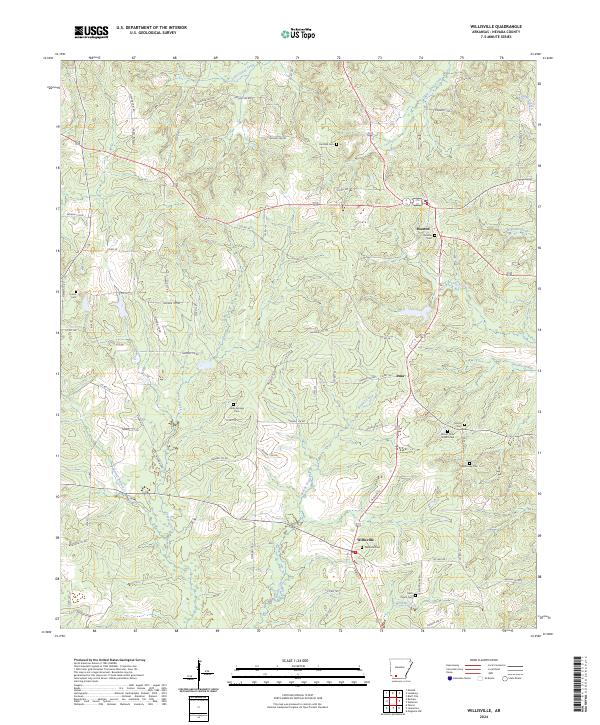 Willisville topographic map thumbnail