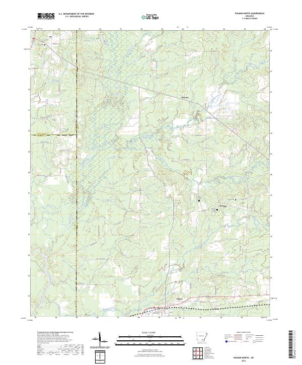 Wilmar North topographic map thumbnail