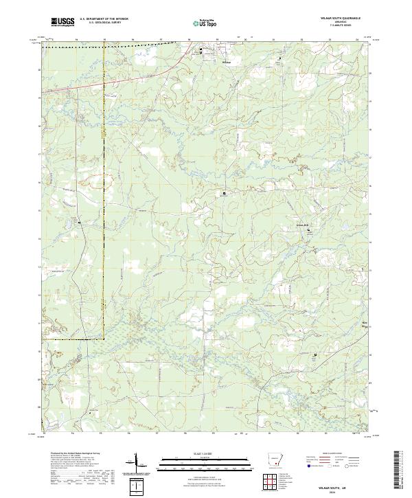 Wilmar South topographic map thumbnail