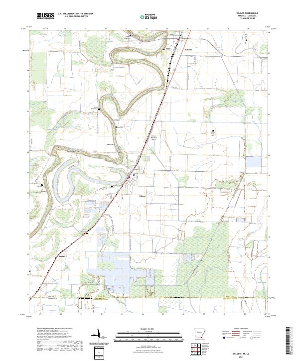Wilmot topographic map thumbnail