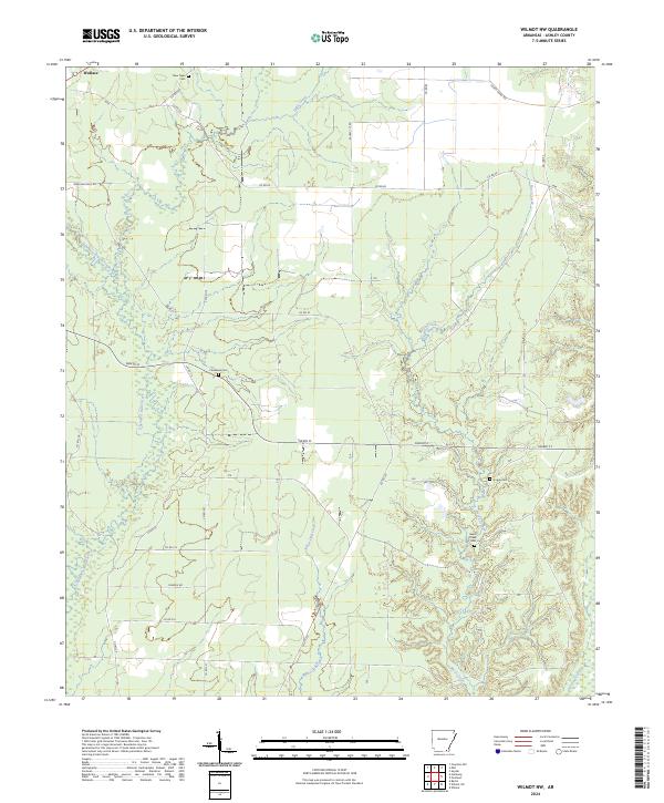 Wilmot NW topographic map thumbnail