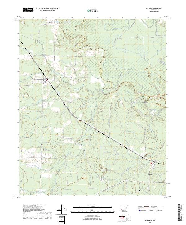 Winthrop topographic map thumbnail
