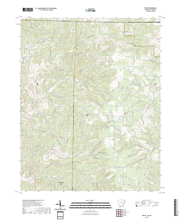 Wirth topographic map thumbnail