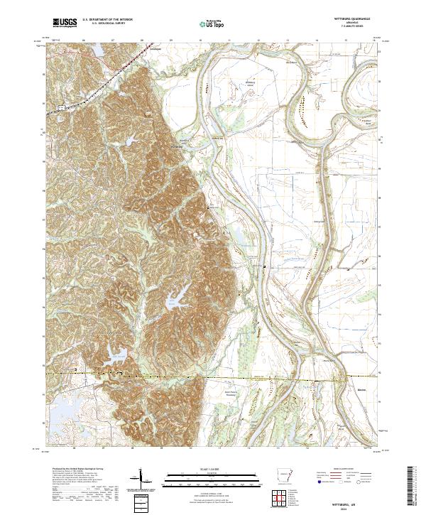 Wittsburg topographic map thumbnail