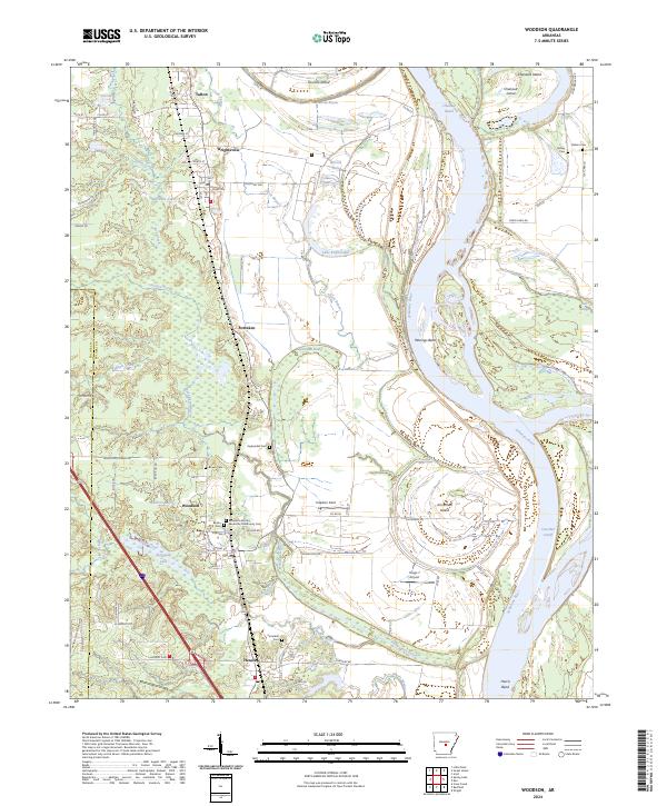Woodson topographic map thumbnail