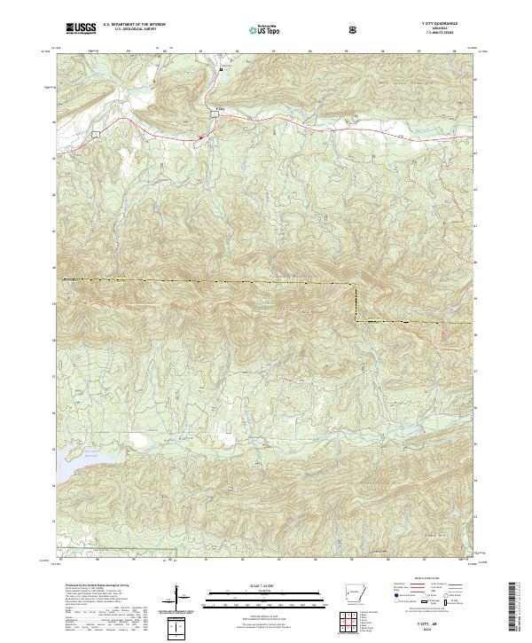 Y City topographic map thumbnail