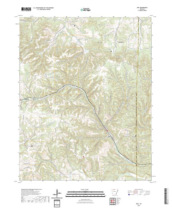 Zinc topographic map thumbnail