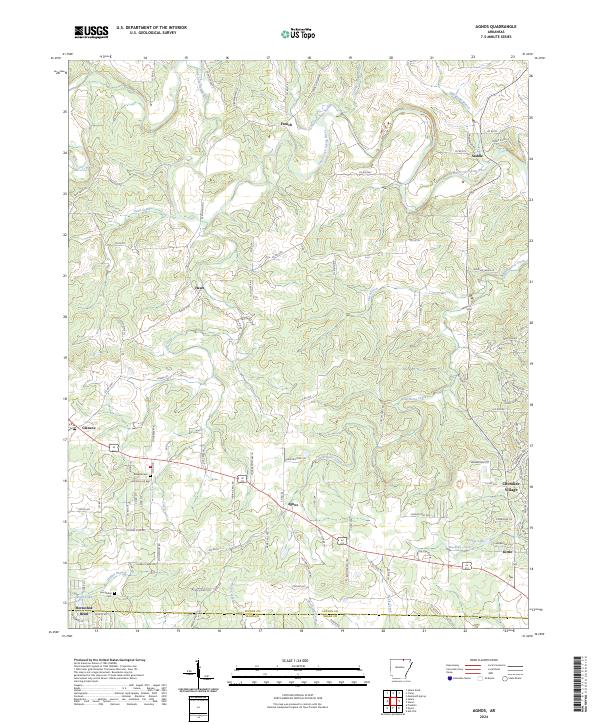 Agnos topographic map thumbnail