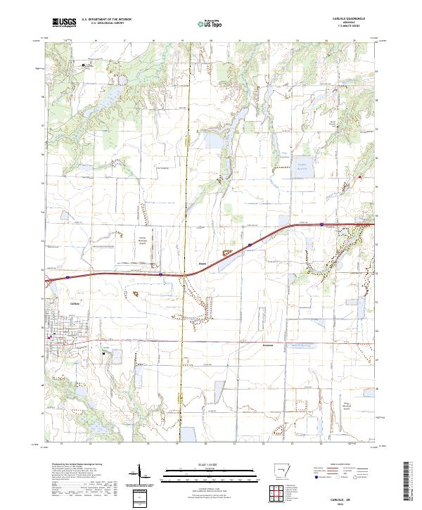 Carlisle topographic map thumbnail