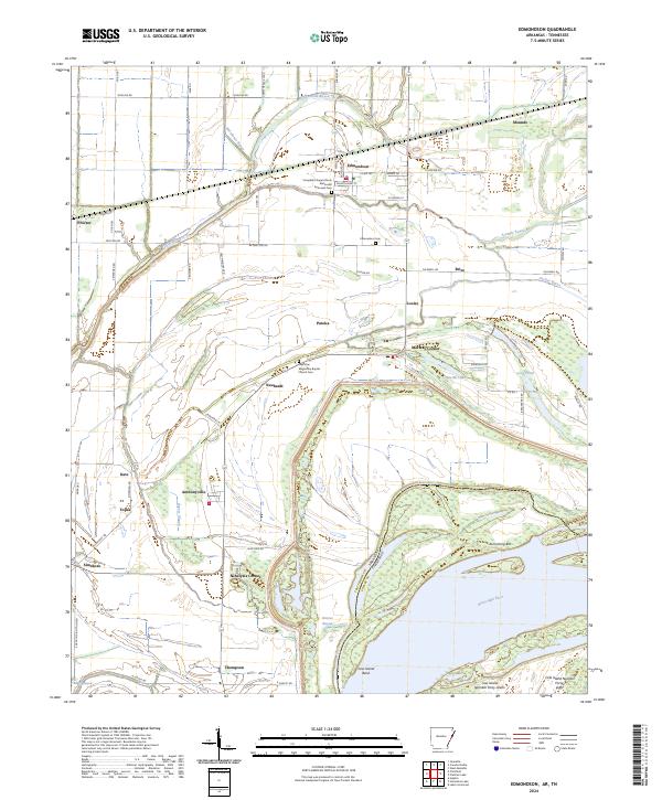 Edmondson topographic map thumbnail