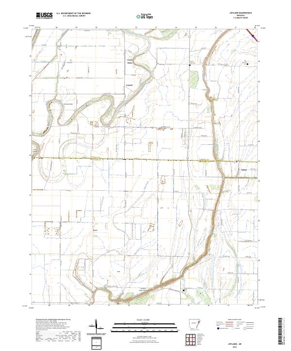 Joyland topographic map thumbnail