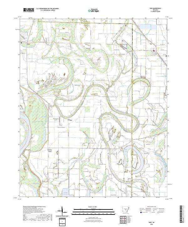 Keo topographic map thumbnail