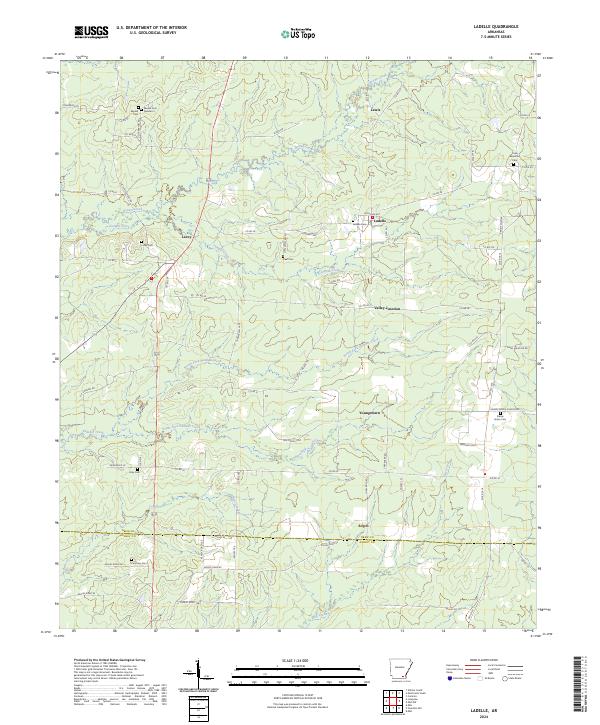 Ladelle topographic map thumbnail