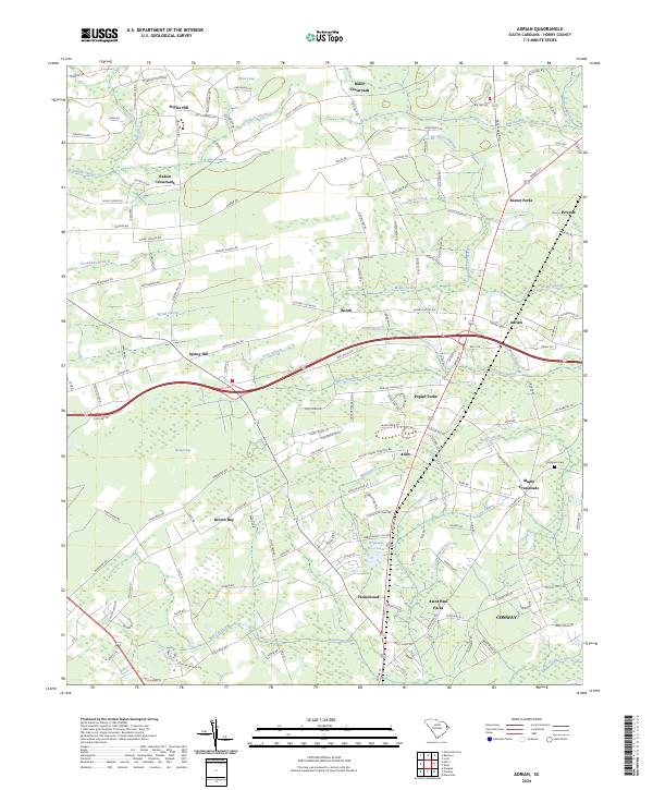 Adrian topographic map thumbnail