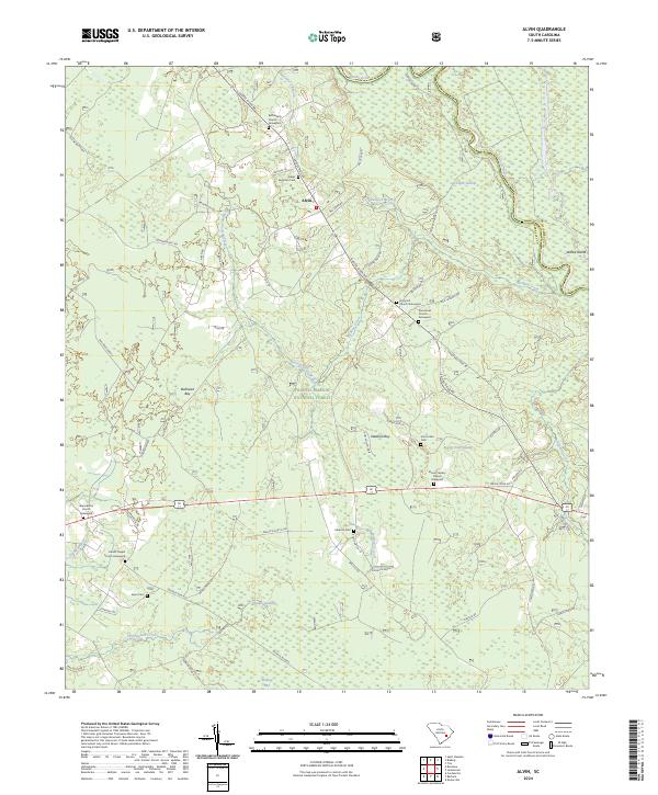 Alvin topographic map thumbnail