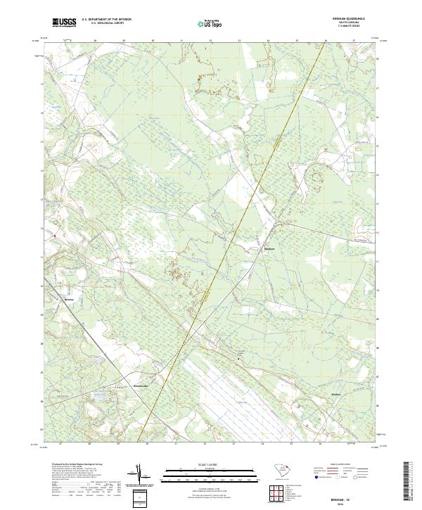 Bingham topographic map thumbnail
