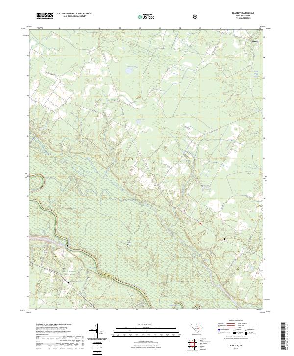 Blakely topographic map thumbnail