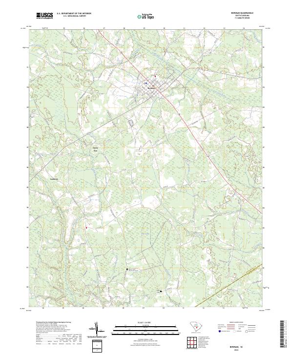 Bowman topographic map thumbnail
