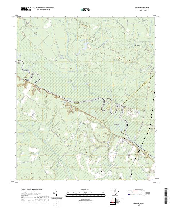 Brighton topographic map thumbnail