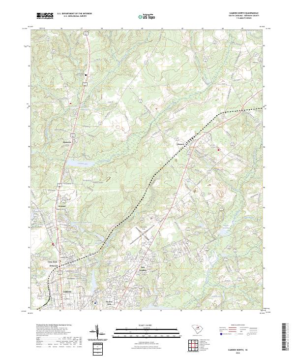 Camden North topographic map thumbnail