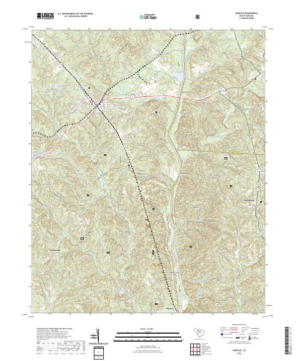 Carlisle topographic map thumbnail
