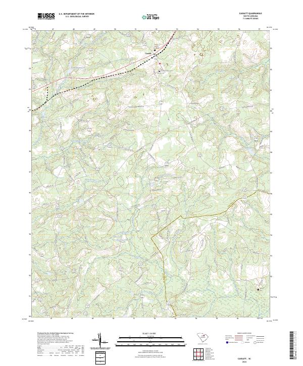 Cassatt topographic map thumbnail