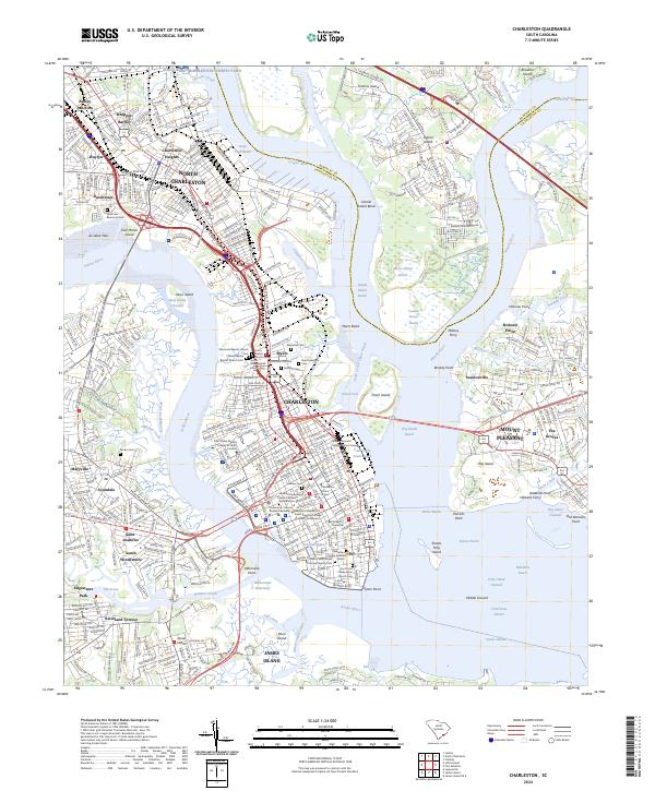 Charleston topographic map thumbnail