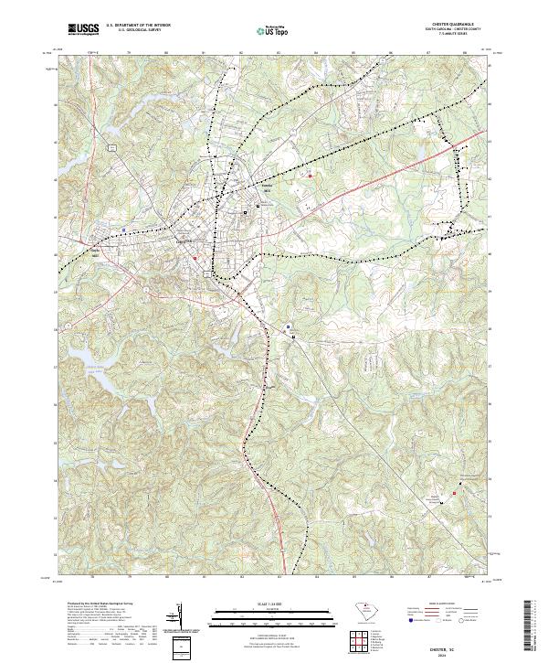 Chester topographic map thumbnail