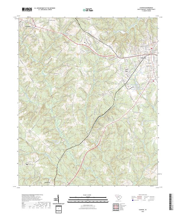 Clinton topographic map thumbnail