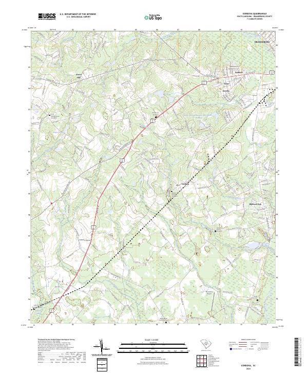 Cordova topographic map thumbnail