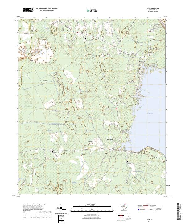 Cross topographic map thumbnail
