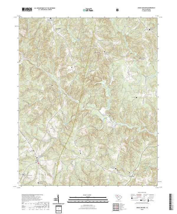 Cross Anchor topographic map thumbnail