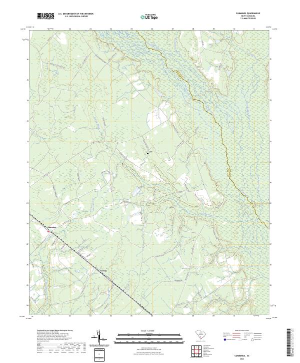 Cummings topographic map thumbnail