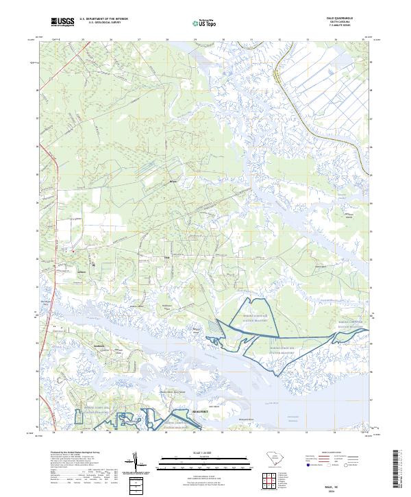 Dale topographic map thumbnail