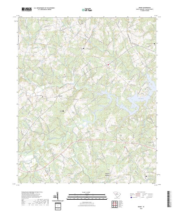 Denny topographic map thumbnail