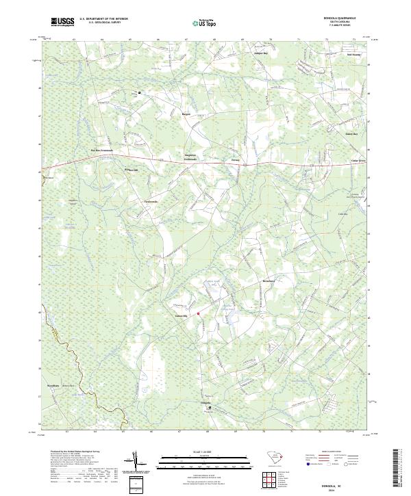 Dongola topographic map thumbnail