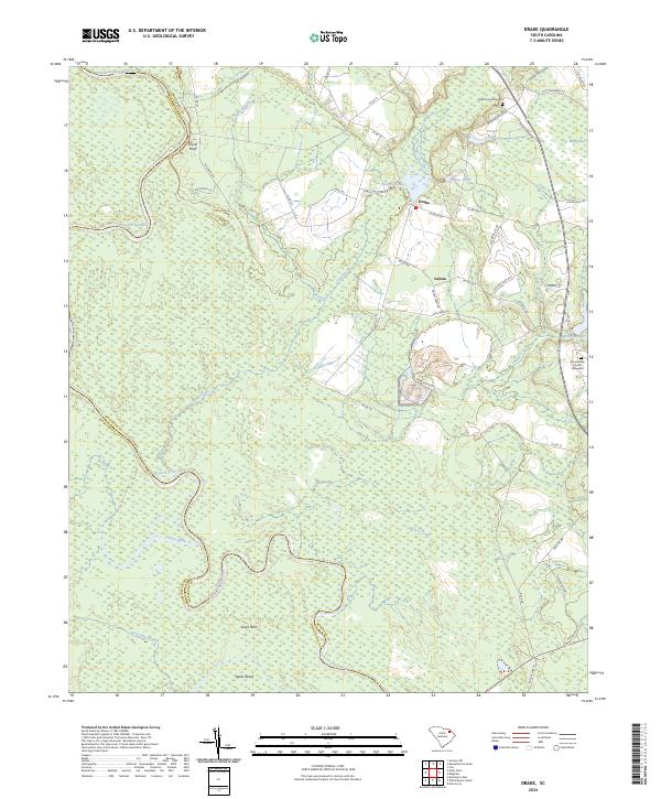 Drake topographic map thumbnail