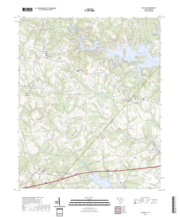 Fair Play topographic map thumbnail