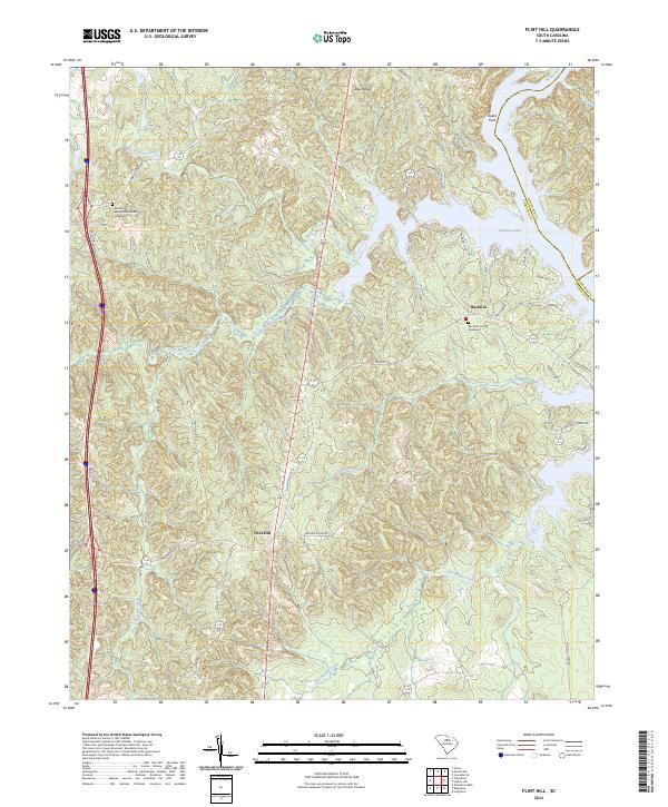 Flint Hill topographic map thumbnail