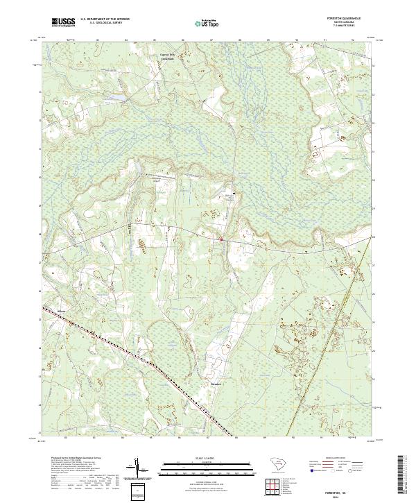 Foreston topographic map thumbnail