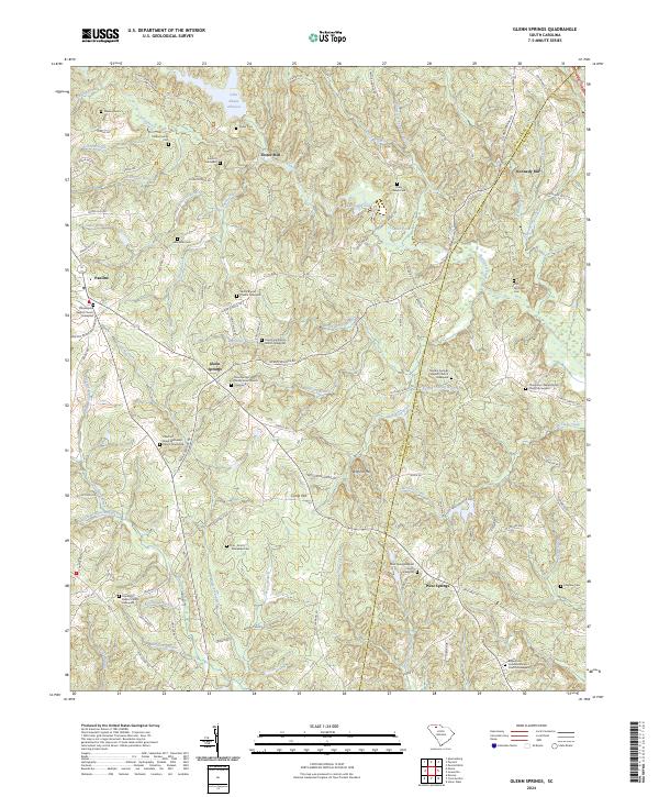 Glenn Springs topographic map thumbnail