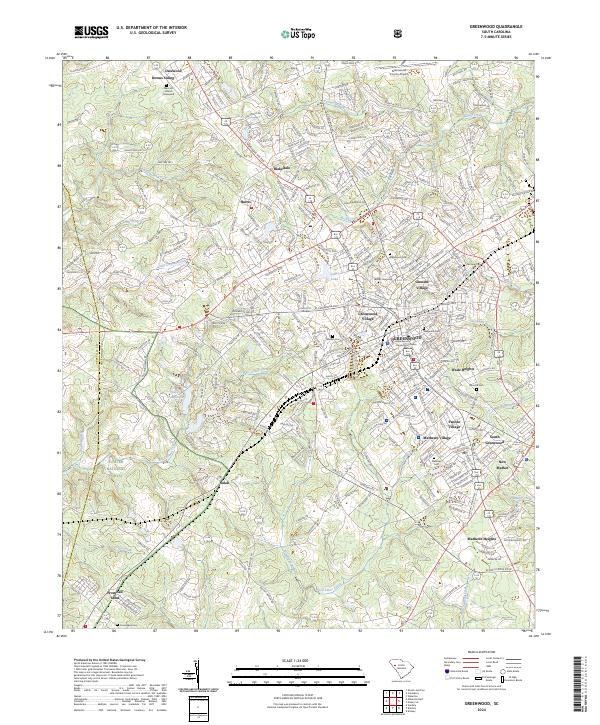 Greenwood topographic map thumbnail