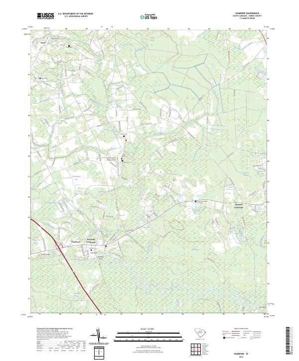 Hammond topographic map thumbnail