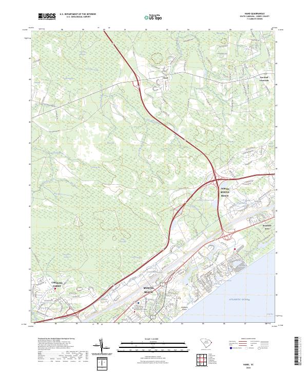 Hand topographic map thumbnail